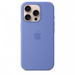 Etui silikonowe z MagSafe do iPhonea 16 Pro - błękitny hiacynt