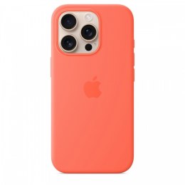 Etui silikonowe z MagSafe do iPhonea 16 Pro - mandarynkowe