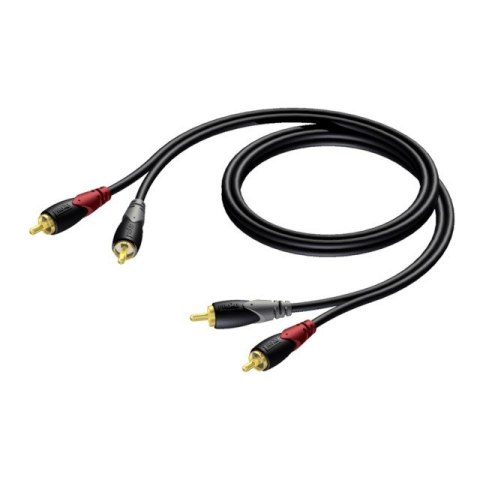 Kabel 2x RCA/Cinch Męski - 2x RCA/Cinch Męski 3 m - CLA800/3 Kabel 2x RCA/Cinch Męski - 2x RCA/Cinch Męski 3 m - CLA800/3
