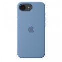 Etui silikonowe do iPhonea 16e - zimowy błękit