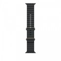 Pasek Ocean w kolorze czarnym do koperty 49 mm - elementy z tytanu w kolorze naturalnym