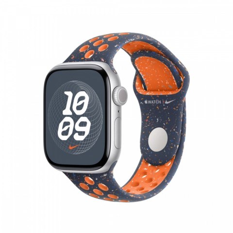 Pasek sportowy Nike w kolorze błękitnego płomienia do koperty 40 mm - rozmiar M/L Pasek sportowy Nike w kolorze błękitnego płomienia do koperty 40 mm - rozmiar M/L