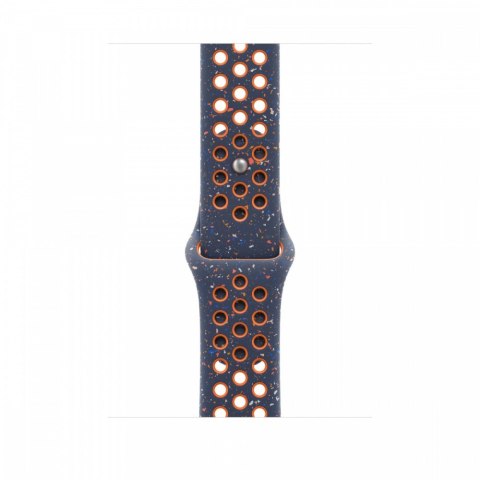Pasek sportowy Nike w kolorze błękitnego płomienia do koperty 46 mm - rozmiar M/L Pasek sportowy Nike w kolorze błękitnego płomienia do koperty 46 mm - rozmiar M/L