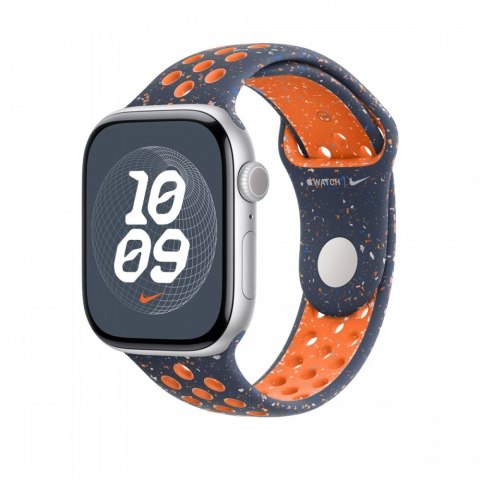 Pasek sportowy Nike w kolorze błękitnego płomienia do koperty 46 mm - rozmiar M/L Pasek sportowy Nike w kolorze błękitnego płomienia do koperty 46 mm - rozmiar M/L