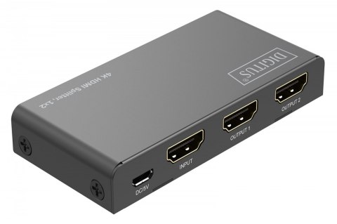 Rozdzielacz/Splitter HDMI 1x2, 4K/60Hz UHD z HDR, 18 Gbps, HDCP 2.2, EDID Rozdzielacz/Splitter HDMI 1x2, 4K/60Hz UHD z HDR, 18 Gbps, HDCP 2.2, EDID