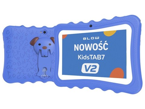 Tablet KidsTAB7 V2 4/32GB niebieskie etui kamera 2MP Tablet KidsTAB7 V2 4/32GB niebieskie etui kamera 2MP
