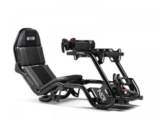 Kokpit symulatora wyścigowego F-GT Pro Formula and GT Black