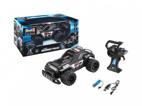 Auto zdalnie sterowane RC Car Highway Police Policja