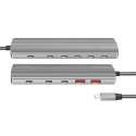 Hub USB3.2 Gen2, 2xUSB A, 2x USB-C, PD, 100W