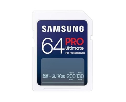 Karta pamięci SD MB-SY64S/WW 64GB Pro Ultimate Karta pamięci SD MB-SY64S/WW 64GB Pro Ultimate