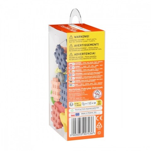 Klocki Waffle Mini - Zwierzęta 42 elementy