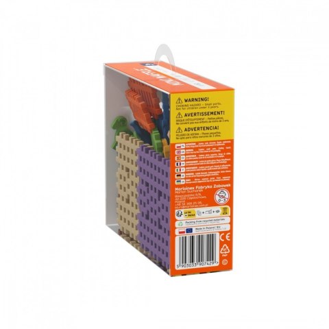 Klocki Waffle Mini - Zwierzęta 62 elementy