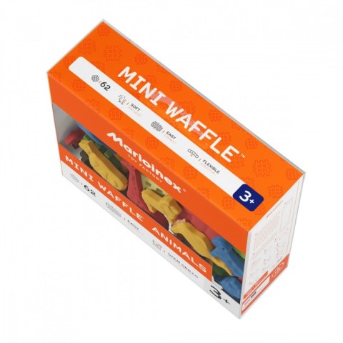 Klocki Waffle Mini - Zwierzęta 62 elementy