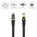 Patchcord CAT.7 SSTP 10M (8P8C) RJ45; płaski; C1897BK-10M