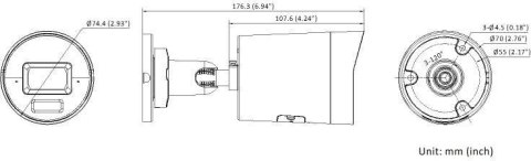 Kamera IP HikVision DS-2CD2083G2-LI2U(2.8mm)(BLACK) Kamera IP HikVision DS-2CD2083G2-LI2U(2.8mm)(BLACK)