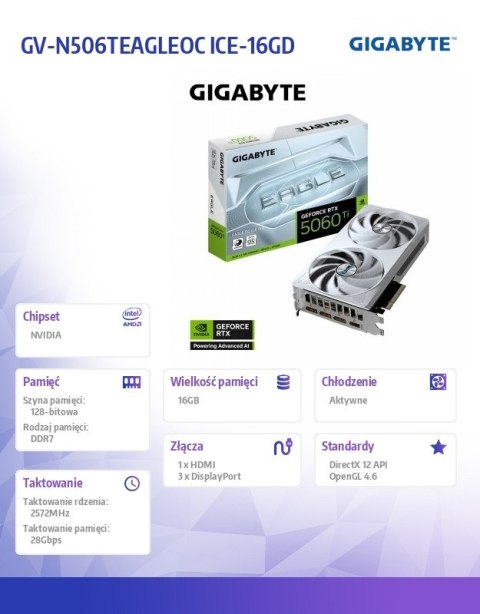 Karta graficzna GV-N506TEAGLEOC ICE-16G