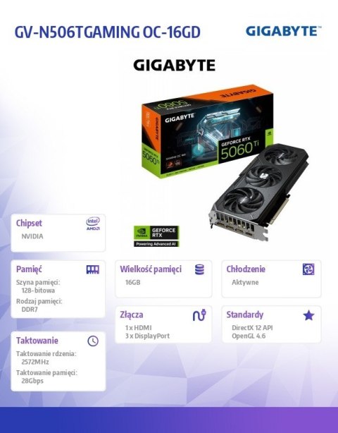 Karta graficzna GV-N506TGAMING OC-16GD