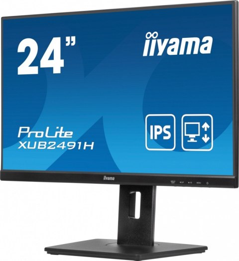 Monitor 24 cale XUB2491H-B1 IPS, HDMI, DP, 2x2W, HAS, Pivot