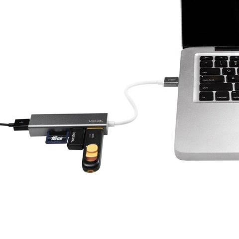 Hub USB 3.0 3 porty z czytnikiem kart Hub USB 3.0 3 porty z czytnikiem kart