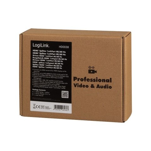 Splitter 4xHDMI 4K, 60Hz, EDID Splitter 4xHDMI 4K, 60Hz, EDID