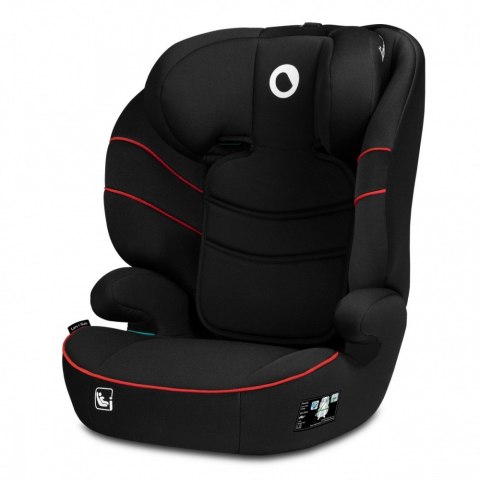 Fotelik samochodowy Hugo I-Size Sporty Black Red 15-36 kg