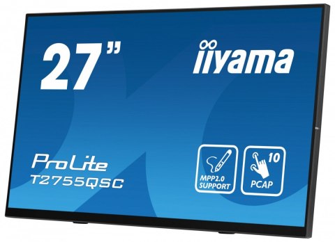 Monitor 27 cali T2755QSC-B1 Dotyk, USB, HDMI, IPS, QHD Monitor 27 cali T2755QSC-B1 Dotyk, USB, HDMI, IPS, QHD