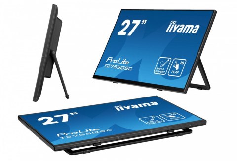Monitor 27 cali T2755QSC-B1 Dotyk, USB, HDMI, IPS, QHD Monitor 27 cali T2755QSC-B1 Dotyk, USB, HDMI, IPS, QHD