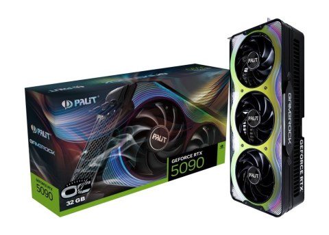 Karta graficzna RTX 5090 GameRock OC 32GB GDDR7 512bit 3DP/HDMI Karta graficzna RTX 5090 GameRock OC 32GB GDDR7 512bit 3DP/HDMI