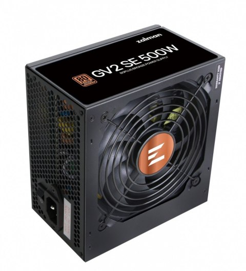 Zasilacz ZM500-GV2SE 500W 80+ Bronze Zasilacz ZM500-GV2SE 500W 80+ Bronze