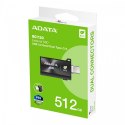 Dysk zewnętrzny SSD SC730 512G USB 3.2C/A 600/600MB/s czarny