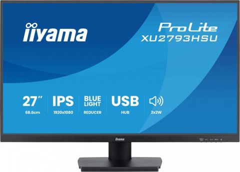 Monitor 27 cali XU2793HSU-B7 IPS.HDMI.DP.2x2W.1ms.100Hz.USBx2.300cd/m2.FlickerFree Monitor 27 cali XU2793HSU-B7 IPS.HDMI.DP.2x2W.1ms.100Hz.USBx2.300cd/m2.FlickerFree