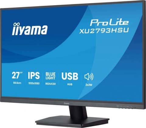 Monitor 27 cali XU2793HSU-B7 IPS.HDMI.DP.2x2W.1ms.100Hz.USBx2.300cd/m2.FlickerFree Monitor 27 cali XU2793HSU-B7 IPS.HDMI.DP.2x2W.1ms.100Hz.USBx2.300cd/m2.FlickerFree