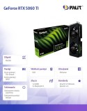 Karta graficzna RTX 5060 TI DUAL 8GB GDDR7 128bit 3DP/HDMI