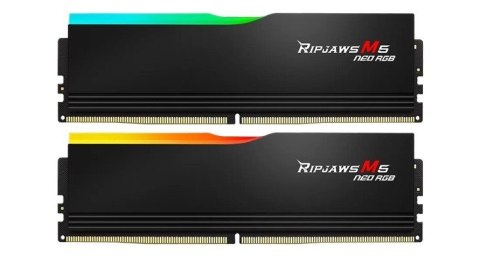 Pamieć PC - DDR5 64GB (2x32GB) Ripjaws M5 RGB 6000MHz CL28 XMP3 Black Pamieć PC - DDR5 64GB (2x32GB) Ripjaws M5 RGB 6000MHz CL28 XMP3 Black