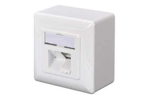 Gniazdo natynkowe kat.5e 2xRJ45 ekranowane Gniazdo natynkowe kat.5e 2xRJ45 ekranowane