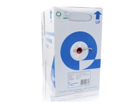 Kabel UTP KAT 5e drut AWG 24 305M szary Kabel UTP KAT 5e drut AWG 24 305M szary