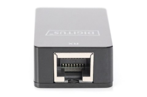 Przedłużacz/Extender USB 1.1 po skrętce Cat.5e/6 UTP/SFP do 45m, czarny, 20cm Przedłużacz/Extender USB 1.1 po skrętce Cat.5e/6 UTP/SFP do 45m, czarny, 20cm