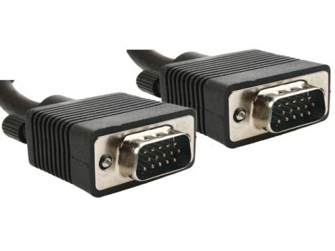 Kabel VGA 15M/15M EKRAN+FERRYT 1.8M BLACK Kabel VGA 15M/15M EKRAN+FERRYT 1.8M BLACK