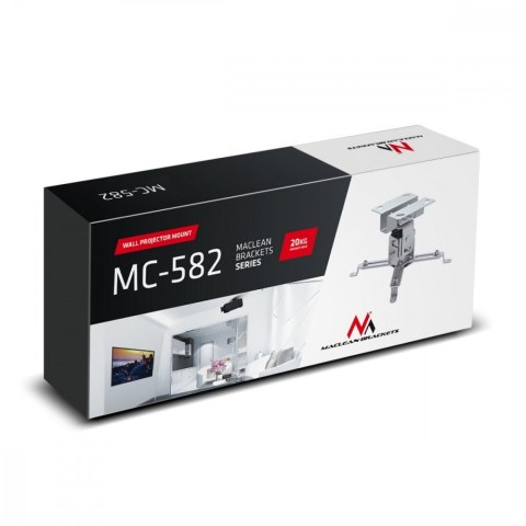 Uchwyt do projektora MC-582 sufitowy 12cm 20kg Uchwyt do projektora MC-582 sufitowy 12cm 20kg