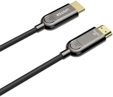 Unitek Kabel optyczny HDMI 2.1 AOC 8K 120Hz 10m Unitek Kabel optyczny HDMI 2.1 AOC 8K 120Hz 10m