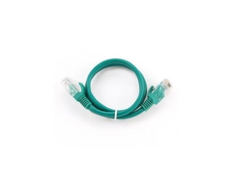 Patch cord kat.5e osłonka zalewana 0.25M zielony Patch cord kat.5e osłonka zalewana 0.25M zielony