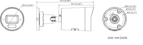 Kamera IP Hikvision DS-2CD2067G3-LI2UY/SL 4mm PL Kamera IP Hikvision DS-2CD2067G3-LI2UY/SL 4mm PL