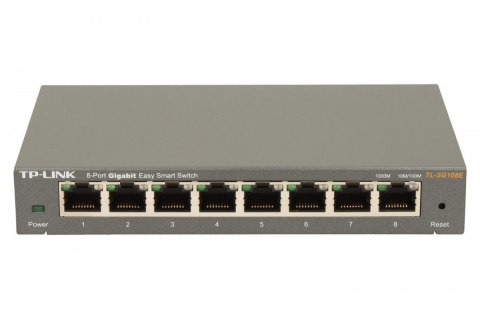 Przełącznik SMART TL-SG108E 8x1GbE Przełącznik SMART TL-SG108E 8x1GbE