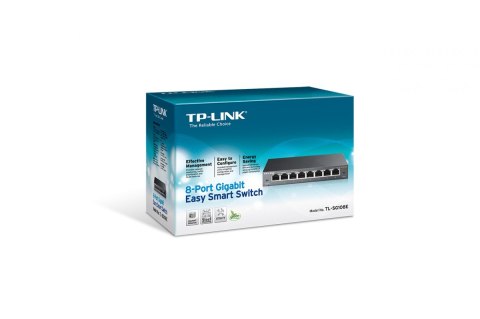 Przełącznik SMART TL-SG108E 8x1GbE Przełącznik SMART TL-SG108E 8x1GbE