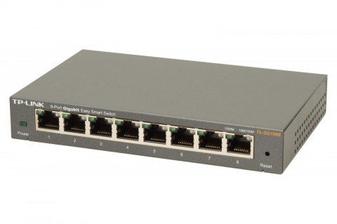 Przełącznik SMART TL-SG108E 8x1GbE Przełącznik SMART TL-SG108E 8x1GbE