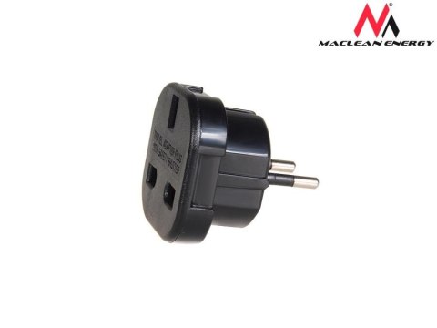 Przejściówka adapter EU na UK MCE72 Czarna Przejściówka adapter EU na UK MCE72 Czarna