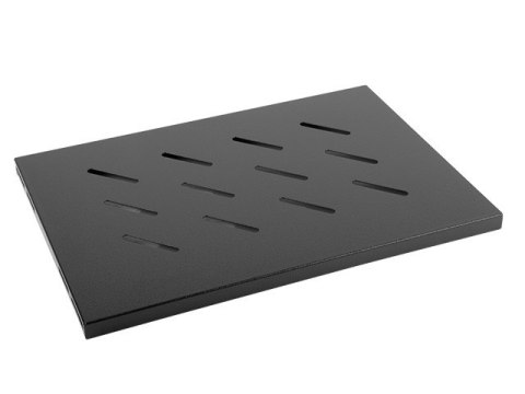 Półka do szaf 19'' 450mm 1U 500x280mm czarna Półka do szaf 19'' 450mm 1U 500x280mm czarna