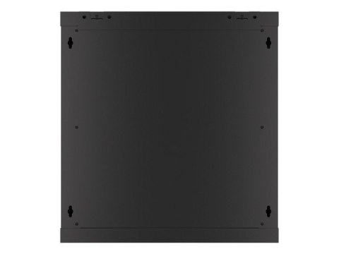 Szafa instalacyjna wisząca 19 12U 600X450mm czarna (drzwi szklane) Szafa instalacyjna wisząca 19 12U 600X450mm czarna (drzwi szklane)