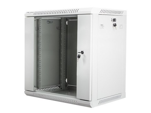 Szafa instalacyjna wisząca 19'' 12U 600X450mm szara (drzwi szklane) Szafa instalacyjna wisząca 19'' 12U 600X450mm szara (drzwi szklane)