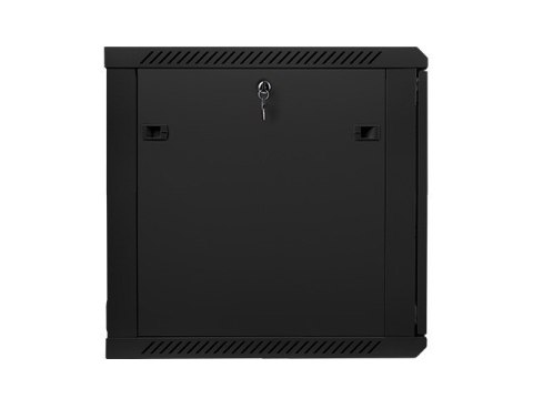 Szafa instalacyjna wisząca 19'' 12U 600X600mm czarna (drzwi szklane) Szafa instalacyjna wisząca 19'' 12U 600X600mm czarna (drzwi szklane)